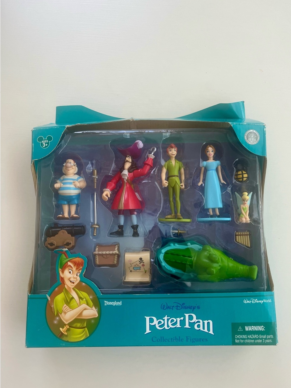 Disney Authentic Theme Park Exclusive Peter Pan Collectible Figure Toy Set